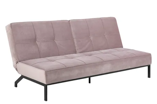 Schlafsofa - Stoff, Rosé