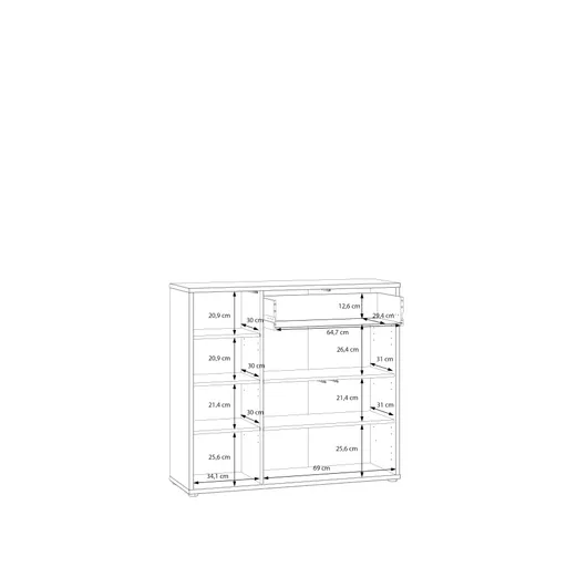 Schuhschrank FAID- Sand