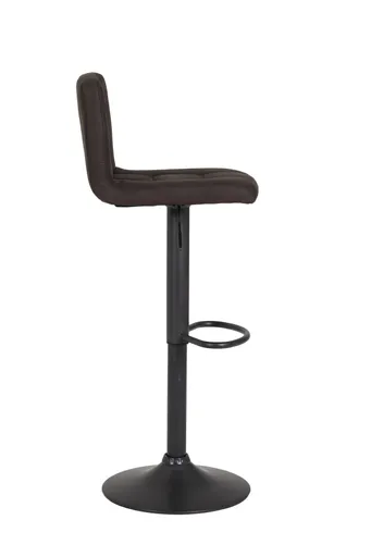 Barhocker - höhenverstellbar, Stoff, Schlamm