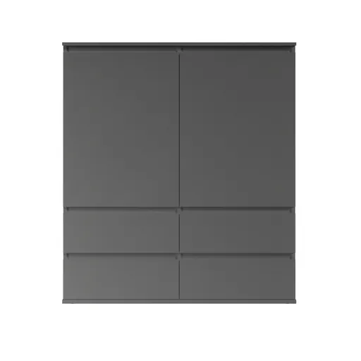 Highboard - B ca. 116 cm, Anthrazit