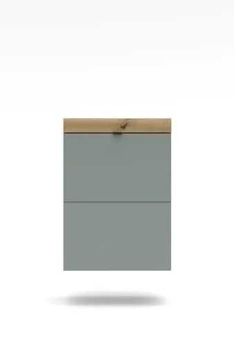 Garderobe - Schilfgrün, Artisan Eiche Nachbildung