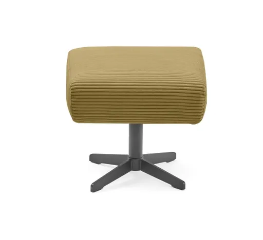 Hocker EILA - Stoff, Senfgelb