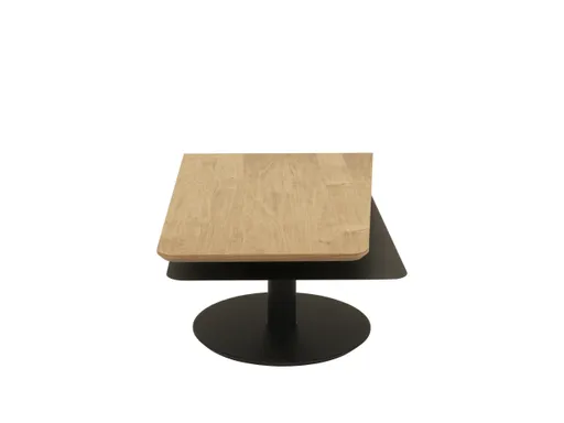 Couchtisch - höhenverstellbar, LBH. ca. 100x60x46-64  cm, Wildeiche furniert