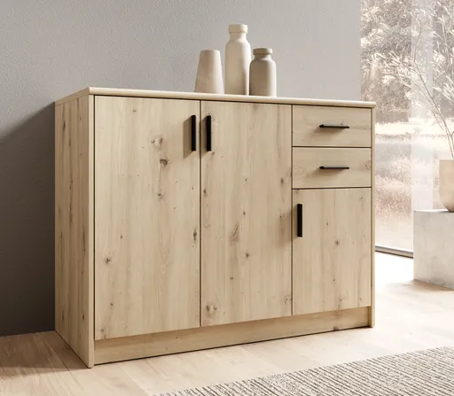 Kommode - B ca. 109 cm, Artisan Eiche Nachbildung