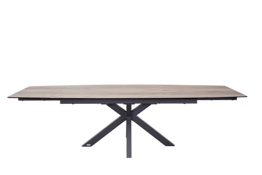Esstisch MELANIA - ausziehbar, LB ca. 180x95 cm, Glaskeramik, Braun