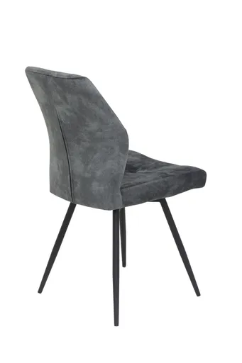 Stuhl - drehbar, Stoff, Vintage Anthrazit