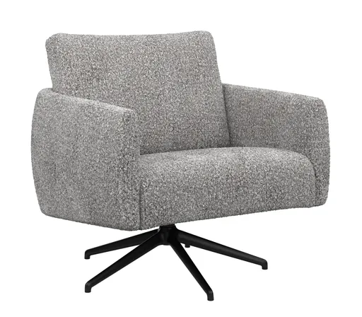 Drehsessel Lea - drehbar, Stoff, Zink