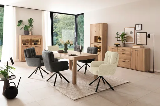 Sideboard - Balkeneiche, massiv