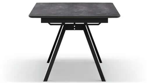 Esstisch Sedana - ausziehbar, LB ca. 200x100cm, Keramik, Schiefergrau