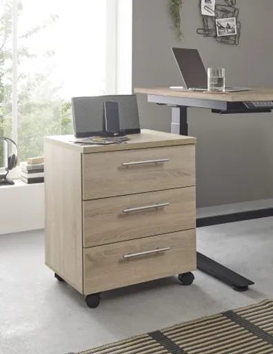 Rollcontainer - B ca. 40 cm, Sonoma Eiche Nachbildung