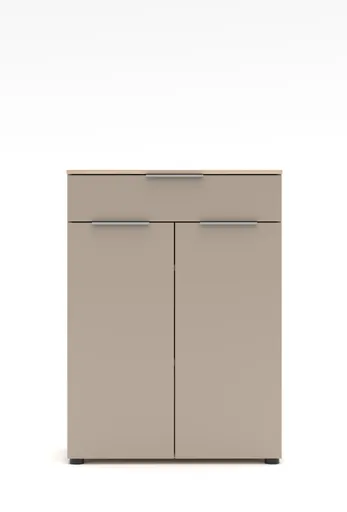 Büroschrank - B ca. 80 cm, Riva Eiche Nachbildung, Kaschmir