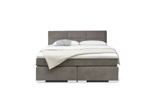 Boxspringbett SIRKO- Liegefläche ca. 180x200 cm, Stoff, Grau