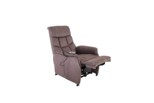 TV-Sessel MARLO - Relaxfunktion, Stoff, Braun