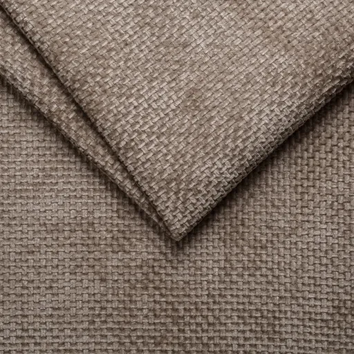 Nachttisch- Taupe, mit Glasplatte, inkl. Beleuchtung