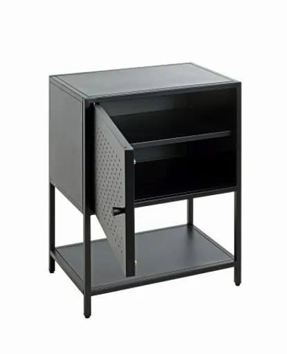 Konsolentisch - B/H/T ca. 45x60x30 cm, Schwarz