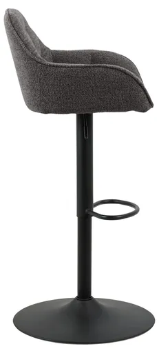 Barhocker ALISHA - Stoff, Anthrazit