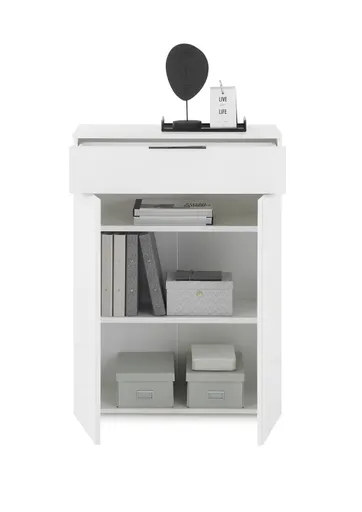 Büroschrank - B ca. 80 cm, Weiß