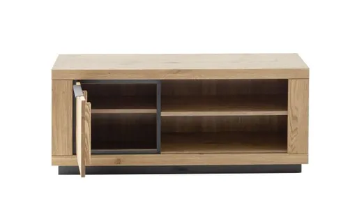 TV-Lowboard - B ca. 123 cm, Wildeiche massiv geölt