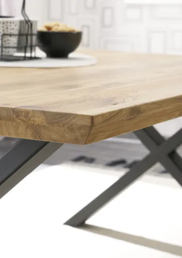 Couchtisch - BHT ca. 110x45x70 cm, Eiche massiv