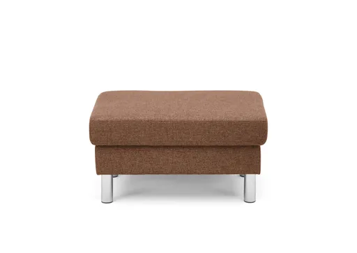 Hocker COOL - BL. ca. 70x70, mit Stauraum, Stoff, Rost
