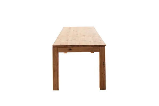 Esstisch - ausziehbar, LB ca. 180 (260) x90 cm, Balkeneiche massiv
