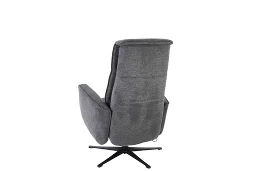 TV-Sessel - Relaxfunktion, Stoff, Dunkelgrau