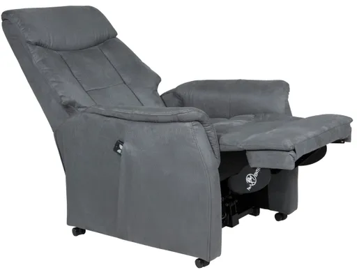 TV-Sessel - inkl. Sitzheizung, Aufstehhilfe, Relaxfunktion, Microfaser, Anthrazit