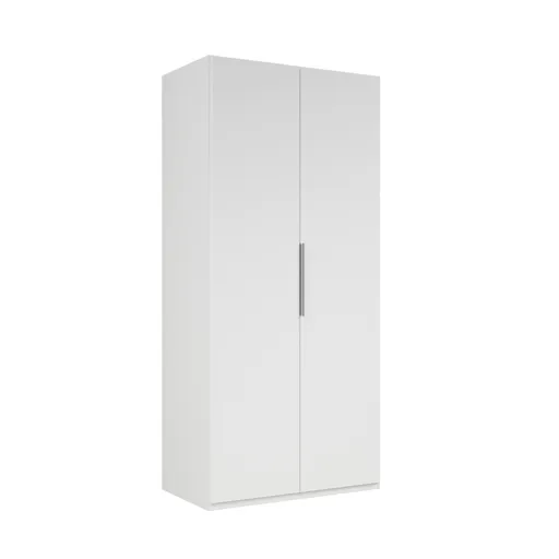 Drehtürenschrank- B ca. 100 cm, Weiß