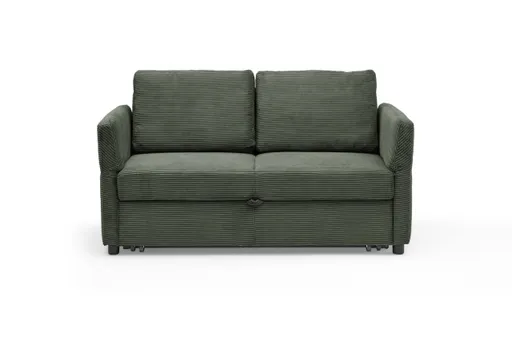 Sofa PRO FLEXX - 2-Sitzer inkl. Schlaffunktion, Stoff, Olive