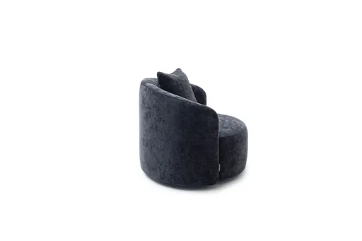 Drehsessel Valdis - Stoff, Navy