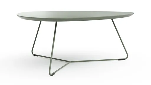 Couchtisch Fano - LBH ca. 87x78x33 cm, Fenix, Olivgrün
