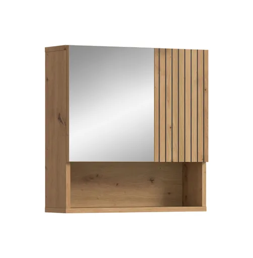 Spiegelschrank - B ca. 60 cm, Artisan Eiche Nachbildung