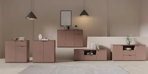 Kommode FINELLA- Terracotta