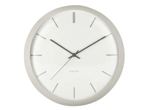 Wanduhr - DT ca. 40x12 cm, Grau
