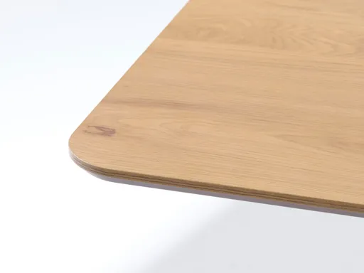 Esstisch - LB ca. 200x100 cm, Eiche Nachbildung, Schwarz