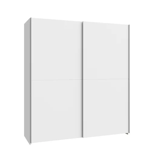 Schwebetürenschrank FREDDY- B ca. 170 cm, Weiß