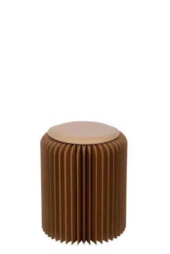 Sitzhocker - DH ca. 36x42 cm, Braun