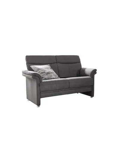 Sofa EM Lech - 2-Sitzer, Stoff, Anthrazit
