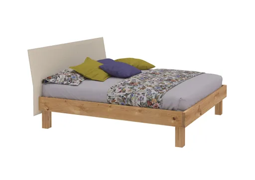 Bettgestell NAMIK_N- Liegefläche ca. 180x200 cm, Wildeiche Natur, Geölt