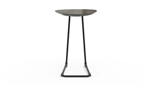 Sofatisch Fano - LBH ca. 57x39x54 cm, HPL Laminat, Graubraun