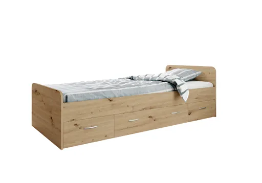 Kojenbett - Liegefläche ca. 90x200 cm, Artisan Eiche Nachbildung