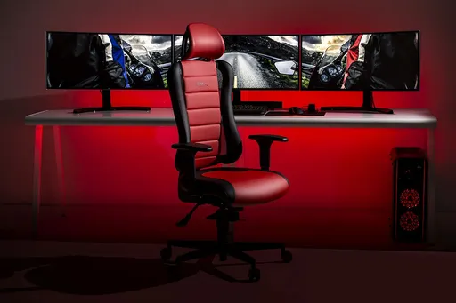 Bürodrehstuhl Sitness RS - Kunstleder, Rot