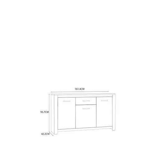 Sideboard FARES- Eiche Dekor