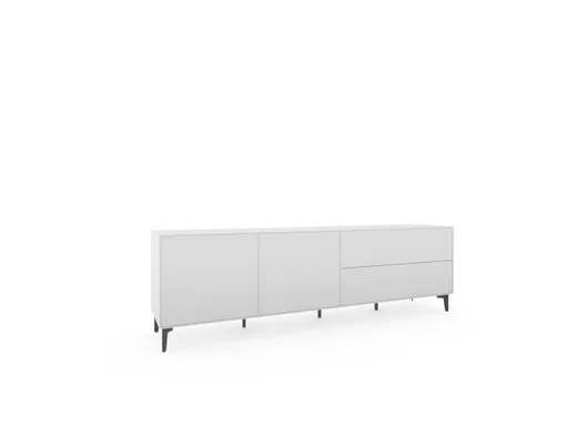 Sideboard Casello - BHT ca. 225x74x47 cm, Lack Matt, Weiß