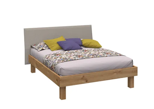 Bettgestell NAMIK_N- Liegefläche ca. 180x200 cm, Wildeiche Natur, Geölt