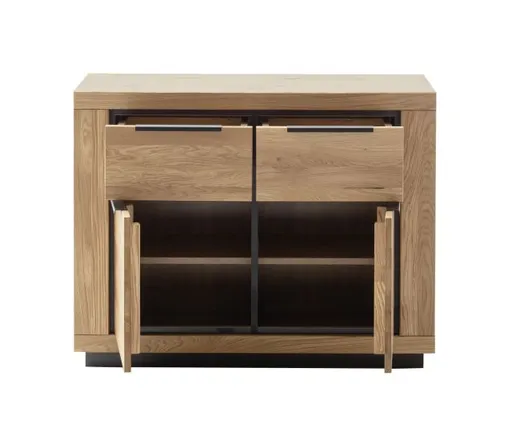 Kommode - B ca. 102 cm, Wildeiche massiv geölt
