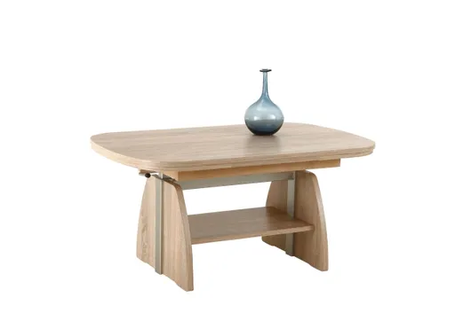 Couchtisch - ausziehbar, höhenverstellbar, LB ca. 108x67 cm, Eiche Sonoma Dekor
