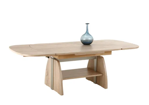 Couchtisch - ausziehbar, höhenverstellbar, LB ca. 108x67 cm, Eiche Sonoma Dekor