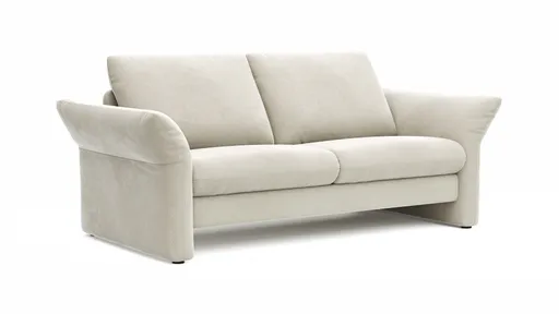 Sofa Gotera -  2,5-Sitzer inkl. Rückenlehne verstellbar, Stoff, Natur