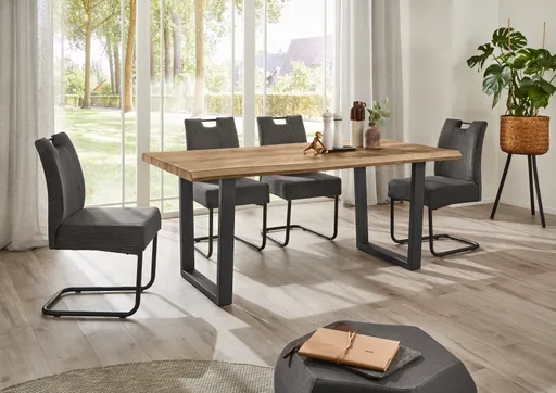 Esstisch - LB ca. 180x90 cm, Akazie Dekor